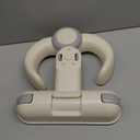 Baby Shower Stand for Infant to Toddler 636 Months, Wall-Mounted Baby Bath Stand Support with Adjustable Height & Powerful Suction, Space-Saving Easy Clean Design, Baby Shower Gifts,Gray