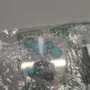 Tibetan Alloy Decorative Rivets Studs Coppery Vintage Leather Buttons Round Faux Turquoise Conchos for Leather Clothes Bag Shoes (Turquoise)