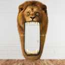 eBoot Jungle Birthday Party Decorations, Lion Door Frame Banner Backdrop, Safari Party Supplies for 1st Birthday, Zoo Theme Decor, Photo Booth Props for Jungle Celebration