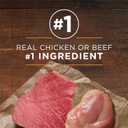 Purina ONE Classic Ground Chicken and Brown Rice, and Beef and Brown Rice Entrees Wet Dog Food Variety Pack - (Pack of 6) 13 oz. Cans