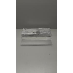 Floating Shelves for Wall, Wall Shelves for Decor Storage Set of 4, Wall Mounted Shelf for Bedroom, Living Room, Bathroom, Kitchen, Picture Ledge Shelf, Clear