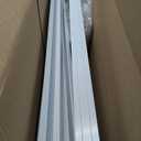 Juexica Ceiling Curtain Track Set White 6.6ft-9.8ft Heavy Duty Ceiling Mount Adjustable Length Curtain Rails with Clips Hooks End Hook