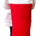 MSYO Giant Christmas Stocking - Super Soft Velvet Buffalo Plaid with Plush Cuff, Extra Large Xmas Stocking for Fireplace, Stairs, Mantel - Festive Holiday Home Decor for Christmas Tree(Red)