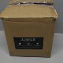 Juvale Wooden Suggestion Box with Lock and Keys, Brown Ballot Box with 50 Blank Suggestion Cards, Locking Lid and Side Slot for Donation, Comments, Feedback (7.5 x 7.1 x 5.5 In)