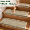 RORA Bullnose Stair Treads for Wooden Steps,Indoor,14Pcs,Beige