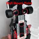 Wall Mount Compatible with f1 Speed Champions Sets, Wall Bracket for Speed of Champions,Vertical Wall Mount for Brick Cars (12 Packs)