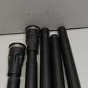 Mikikit 6ft Stainless Steel Flag Pole with Anti-Winding Design, Easy Disassembly and Storage, Black Outdoor Flagpole for Roof and Wall Mount, Sturdy Heavy Duty Flag Pole for Yard