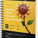 Ohuhu Marker Pads Art Sketchbook, 7.6"x10" Large Paper Size, 120LB/200GSM Heavy Smooth Drawing Papers, 60 Sheets/120 Pages, Spiral Bound Sketch Book for Alcohol Markers Christmas Gift