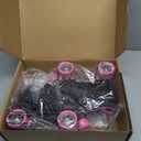 Roller Derby Str Seven Women's Roller Skate, Black/Pink, 8