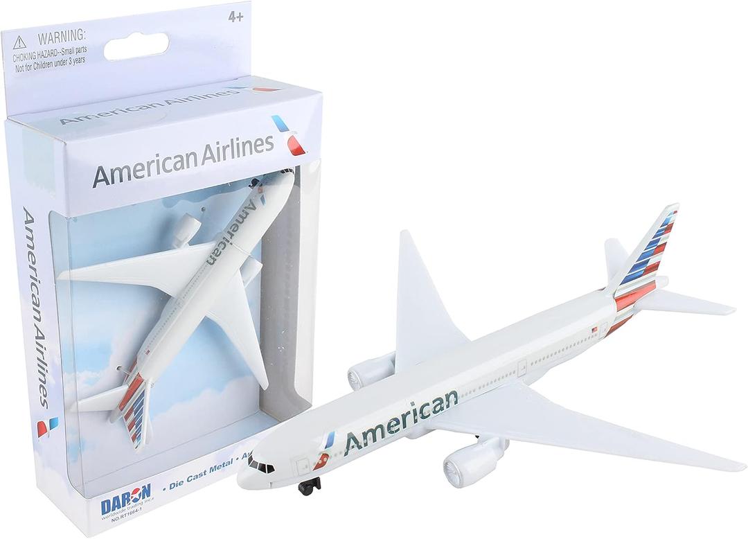 Daron Toy Airplane  American Airlines  Die-Cast Metal Model Airplane Toy with Plastic Parts for Kids Ages 3+