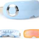 Eye Massager with Mist & Heat, Vibration Eye Mask with Bluetooth Music, Smart Migraine Massager Reduce Dry Eyes Improve Sleep, Birthday Gifts for Women Men Mom Dad