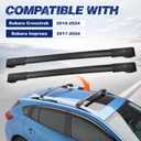 Roof Rack Cross Bars Luggage Carrier Compatible with Subaru Crosstrek 2018-2024, Subaru Impreza 2017-2024, Maximum Load 200 lbs/90 kg, Suitable for roof Bags, roof Boxes, Bike Carriers, and Much More.