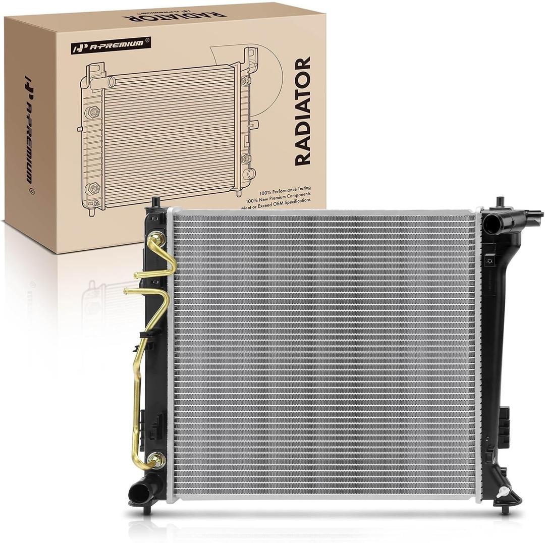 A-Premium Engine Coolant Radiator Assembly with Transmission Oil Cooler Compatible with Kia Sportage SX Turbo 2017 2018 2019 2020 2021 2.0L, FWD