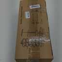 Jewelry Earring Holder Organizer, Adjustable 5 Tiers Rotating Earring Holder 3 Tier Necklace Holder with Wooden Base, Multi-Functional Jewelry Organizer Display Stand for Studs Bracelet Women(Gold)