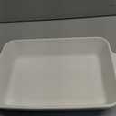 DOWAN Casserole Dish, 9x13 Ceramic Baking Dish, Large Lasagna Pan Deep for Oven, 4.2 Quarts Baking Pan with Handles, Oven Safe and Durable Bakeware for Lasagna, Home Decor, Wedding Gift, Soft White