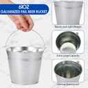 Didaey 24 Pack Galvanized Metal Buckets Bulk 6 Inch Small Ice Buckets Iron Candy Pail with Handle for Garden Planters Vase Table Centerpieces Crafts Wedding Party Favors Accessories Decorations