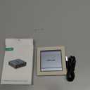 MT-VIKI Ethernet Splitter 1 to 2 High Speed 1000Mbps, Gigabit Dual RJ45 Splitter Adapter for Cat5/5e/6/7/8 Cable [Aluminum Case with Power Cable]