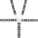 High Chair Straps, Replacement 5-Point Harness for Stroller, High Chair, Pram, Buggy  Adjustable Safety Belt for Kids, Comfortable, Durable, Easy Installation