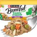 Purina Beneful Freshly Prepared Blends Wet Dog Food With Chicken, Carrots, Peas and Wild Rice - (Pack of 8) 10 oz. Tubs (BB: July 2027)