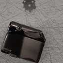 Black Torch Lighter - Refillable Butane, Windproof, Blue Flame, Unique for Men, Kitchen Barbecue