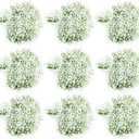 120 Pcs Baby Breath Artificial Flowers Bulk，White Artificial Flowers Artificial Baby Breath Gypsophila Flowers para Decoracion for Wedding Party Home Decoration (120 PCS) Pack of 4