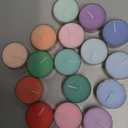 16 Colors Colored Scented Tealight Candles - Natural Soy Wax Candles with Essential Oils, Home Decor and Aromatherapy, Perfect for Home Use and Gifting (Color Series)
