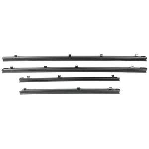 MISIOEK Inner Front & Rear Weatherstrip Window Molding Trim Seal Belt Compatible with 2010-2020 Toyota 4Runner & Lexus GX460, Repalce 68171-60090 68172-60080 68173-60060 68174-60060