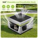 LOOBANI Foldable Dog Playpen Outdoor/Indoor, 43.3"x43.3"x27.1",Grey