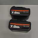 2Packs WA3520 20V 7.0Ah Li-ion Battery Replacement for Worx Battery 20V Lithium WA3525 WA3575 WA3578 Compatible with Worx 20V WG151s WG155s WG251s WG890 WG891 Cordless Tools