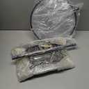 Smokeless Fire Pit Ring for Outside, 36 Inch Heavy Duty Metal Insert with Air Vents for Better Burn, Outdoor Firepit Ring for Backyard, Patio, Camping, Smokeless Wood Burning Use