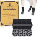 Luxury Non-Slip Dog Socks with Thick Grips,Dog Shoes for Hot Pavement,Traction Control on Hardwood Floor,Dog Booties for Small Medium Large Dogs XL
