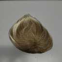 QUEENTAS Pixie Cut Wig with Bangs for White Women Short Blonde with Dark Roots Synthetic Heat Resistant Hair for Party Daily Use Wear and Go Glueless Wig (Ombre Brown Blonde)