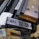 Liians King Size Bed Frame with USB Type C Charging Station Headboard, Smart LED Lights, Metal Platform Noise Free, No Box Spring Needed, Easy Assemably