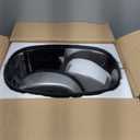 iTouchless 50 Liter / 13 Gallon Stainless Steel Kitchen Trash Can with Sensor 2.0 Tech Touchless Lid and AbsorbX Odor Filter, Oval Slim Space-Saving Automatic Garbage Bin for Home, Office, Business