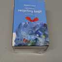 Amazon Basics Blue Recycling Trash Bags, Unscented, 13 Gallon, 60 count, Pack of 1