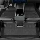 Pedigree Floor Mats Compatible with Tesla Model 3, Custom Fit Floor Liners for 2025 2024 Tesla Model 3, 1st & 2nd Row All Weather Protection