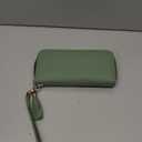 Travelambo Womens Wallet Tassel Bifold Ladies Cluth Wristlet Wrist strap Long Purse ( Green)