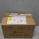 Brightown 58FT Solar String Lights Outdoor with Remote Cable Ties and Hooks, Commercial Grade Patio Lights with 26 LED Shatterproof Bulbs, 3 Light Modes Hanging Light for Backyard Party Decor