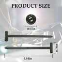 5 x Nylon Universal Cable Tie Buckle,150Pcs New Multifunctional Nylon Zip Ties with Pin & Button Design Plastic Cable Ties Tool for Car Daily Repair Bumper Clips