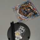 Shellwei Christmas Nativity Scene Paper Towel Holder with Round Base Christmas Christian Bathroom Decor Rustic Jesus Dispenser Kitchen Paper Holder Stand for Countertop Toilet Home Accessories