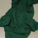 Dog Sweater Turtleneck Knitted Pet Clothes Solid Color Puppy Sweater Warm Dog Sweaters for Medium Dogs(Grey&M)