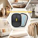 Pet Hair Remover, electrostatic pet Hair Removal Gloves, cat and Dog pet Hair Removal Tools, Suitable for Bed Sheets, Blankets, Clothes, Sofas, Multi-Functional Beauty Gloves -2 Piece