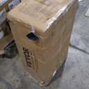 VEVOR Hydraulic Lift Table Cart, 330lbs Load Capacity 50 Inch Lifting Height, Manual Single Scissor Lift Table with Non-Slip Pad and 4 Wheels, Hydraulic Scissor Cart for Material Handling, Orange