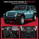 NS YOLO Custom Fit Jeep Wrangler JK JL 4-Door Leather Seat Covers 2007-2017