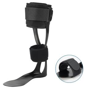 Jewlri AFO Drop Foot Brace, Drop Foot Stabilizer, AFO Support for Walking, Lightweight, Trimmable, Polyethylene, fits Most Shoes Easily (Left, Large)