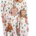 PATPAT Christmas Family Matching Pajama Sets Includes Christmas Socks - Perfect for Family Photos & Holiday Celebrations (M)