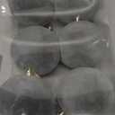 4inch Dusty Blue Velvet Ornaments for Christmas Tree, 6pcs Flocked Christmas Balls Ornaments Sets