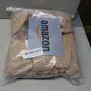 Genina Waterproof Seat Covers for Dining Room Chairs Covers Dining Chair Cover Kitchen Chair Covers (Khaki, 6 Pcs)