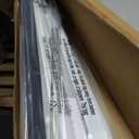 LazBlinds No Tools No Drill Cordless 1" Vinyl Mini Blinds, 100% Blackout Blinds for Indoor Windows, Room Darkening Privacy Window Blinds and Shades for Interior, 34" W x 48" H, White