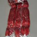 Red Braiding Hair with Tinsel Pre Stretched Braiding Hair 30 Inch 3 Packs Pre Feathered Hair Extensions Yaki Texture Glitter Braids